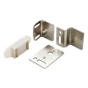 Amerock 3/4 in. W X 1-15/16 in. L White Plastic Magnetic Catch 1 pk