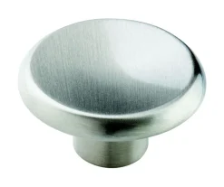Amerock Allison Round Cabinet Knob 1-1/2 in. D 3/4 in. Satin Nickel 1 pk