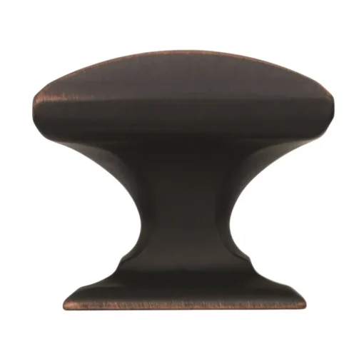 Amerock Candler Rectangle Cabinet Knob 1-1/4 in. D 1-1/8 in. Oil Rubbed Bronze 5 pk