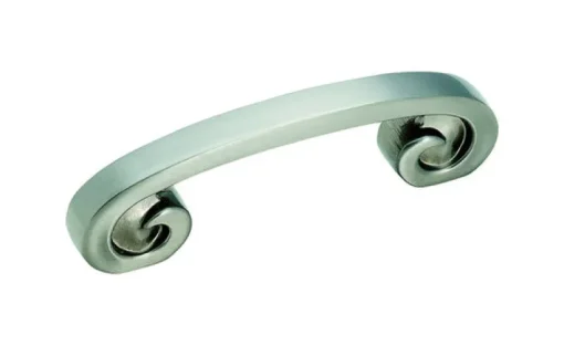 Amerock Swirl'Z Sprial Pull Cabinet Pull 3 in. Satin Nickel 1 pk