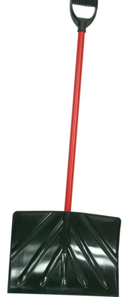 Ames 18 in. Poly Blade Snow Shovel with 50 in. Steel Handle (Pack of 6)