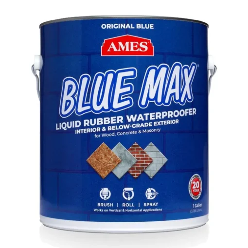 Ames Blue Max Matte Translucent Blue Water-Based Waterproof Sealer 1 gal. (Pack of 4)