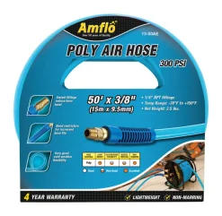 Amflo 50 ft. L X 3/8 in. D Polyurethane Air Hose 300 psi Blue