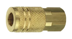 Amflo Brass 1/4 in. I/M Style Coupler 3/8 in. Female NPT 1 pc. (Pack of 10)