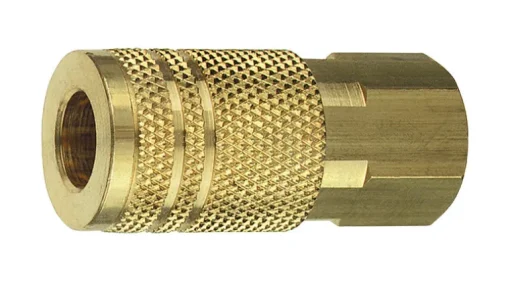 Amflo Brass 1/4 in. I/M Style Coupler 3/8 in. Female NPT 1 pc. (Pack of 10)