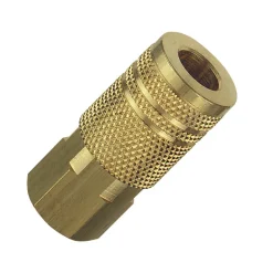 Amflo Brass 1/4 in. I/M Style Coupler 3/8 in. Female NPT 1 pc. (Pack of 10)