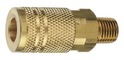 Amflo Brass Coupler 1/4 in. Male 1 (Pack of 10)
