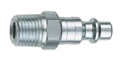 Amflo Steel 1/4 in. I/M Style Plug 3/8 in. MNPT 1 pc. (Pack of 10)