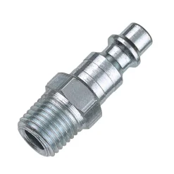 Amflo Steel 1/4 in. I/M Style Plug 3/8 in. MNPT 1 pc. (Pack of 10)