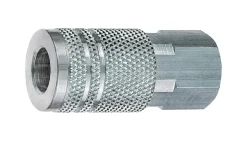 Amflo Steel 3/8 in. I/M Style Coupler 1/4 in. Female 1 (Pack of 10)
