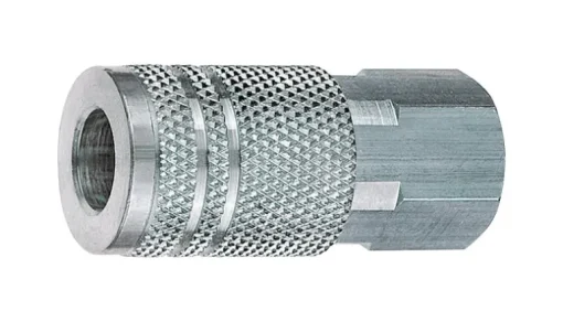 Amflo Steel 3/8 in. I/M Style Coupler 1/4 in. Female 1 (Pack of 10)
