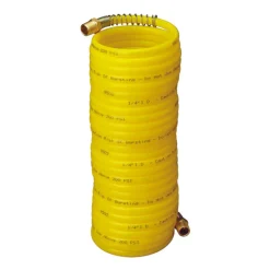 Amflo Yellow Nylon 200 PSI Recoil Air Hose 25 L ft. x 1/4 Dia. in.