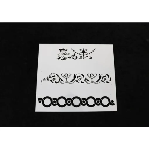 Amy Howard at Home 17.5 in. W x 22 in. L Furniture Stencil (Pack of 4)