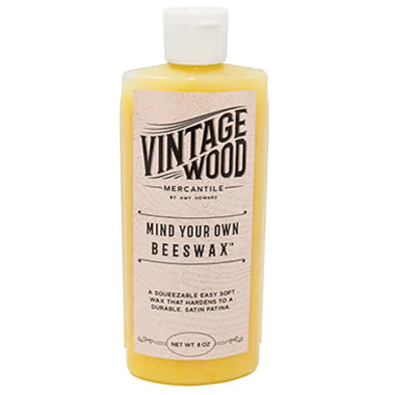 Amy Howard at Home Vintage Wood Mercantile Satin White Mind Your Own Beeswax 8 oz