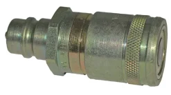 Apache 0.5 in. D 3000 psi Steel Flat Face Hydraulic Adapter