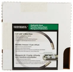 Apache 0.5 in. D X 60 in. L 3500 psi Rubber 2-Wire Hydraulic Hose