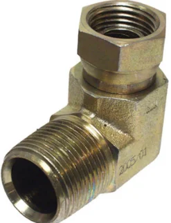 Apache Metal 3/8 in. D X 1/2 in. D Hydraulic Adapter 1 pk