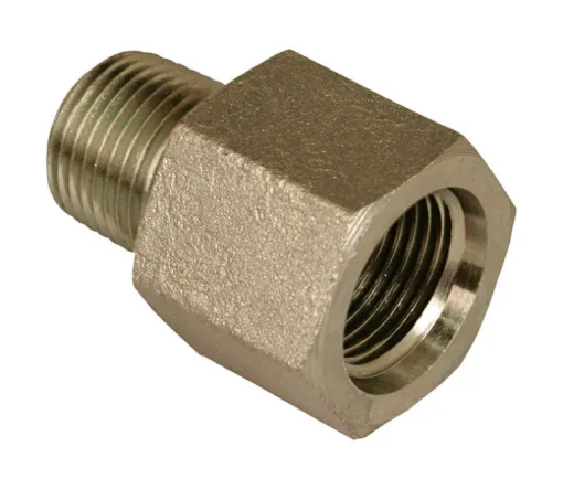 Apache Steel 5/8 in. D X 1/2 in. D Hydraulic Adapter 1 pk