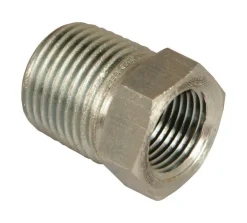 Apache Steel 1/2 in. D X 3/8 in. D Hydraulic Adapter 1 pk