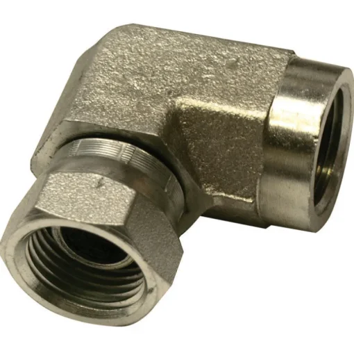 Apache Steel 1/4 in. D X 1/4 in. D Hydraulic Adapter 1 pk