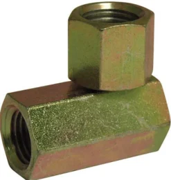 Apache Steel 1/4 in. D X 1/4 in. D Hydraulic Adapter 1 pk