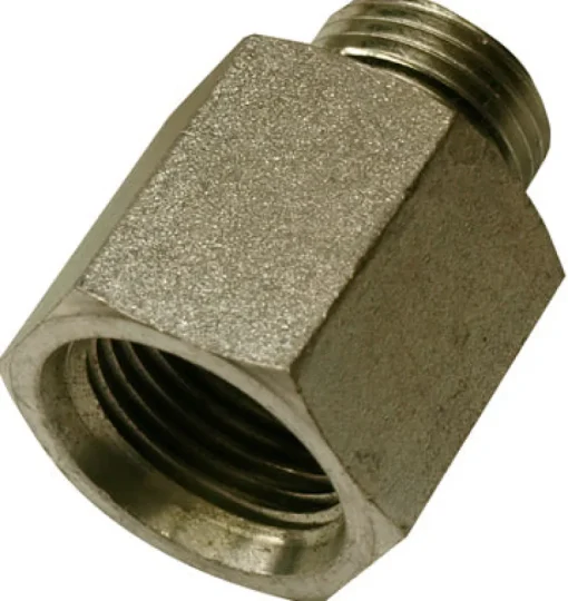 Apache Steel 1/2 in. D X 5/8 in. D Hydraulic Adapter 1 pk