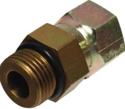 Apache Steel 1/2 in. D X 3/8 in. D Hydraulic Adapter 1 pk