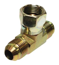 Apache Steel 1/2 in. D X 1/2 in. D T-Hydraulic Adapter 1 pk