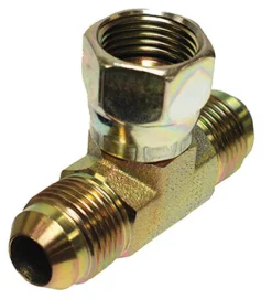 Apache Steel 1/2 in. D X 1/2 in. D T-Hydraulic Adapter 1 pk