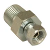 Apache Steel 1/2 in. D X 1/4 in. D Hydraulic Adapter 1 pk