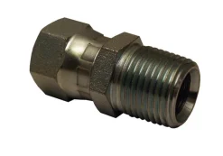 Apache Steel 1/2 in. D X 1/2 in. D Hydraulic Adapter 1 pk