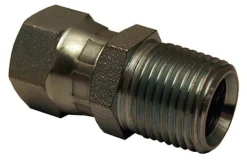 Apache Steel 1/2 in. D X 1/2 in. D Hydraulic Adapter 1 pk