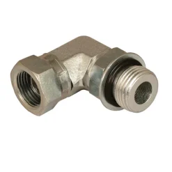 Apache Steel 3/8 in. D X 3/8 in. D Hydraulic Adapter 1 pk
