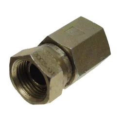 Apache Steel 1/4 in. D X 1/4 in. D Hydraulic Adapter 1 pk
