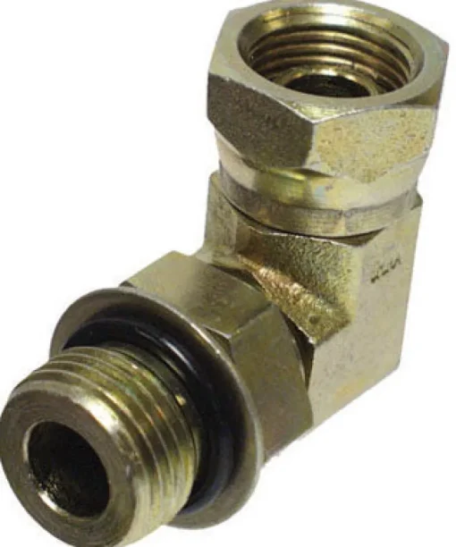 Apache Steel 1/2 in. D X 3/8 in. D Hydraulic Adapter 1 pk