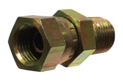 Apache Steel 1/2 in. D X 1/2 in. D Hydraulic Adapter 1 pk