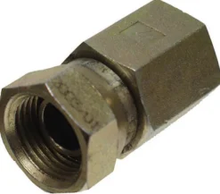 Apache Steel 1/2 in. D X 3/8 in. D Hydraulic Adapter 1 pk