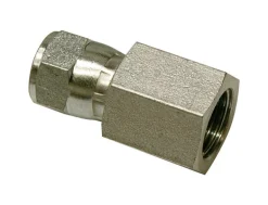 Apache Steel 5/8 in. D X 3/8 in. D Hydraulic Adapter 1 pk