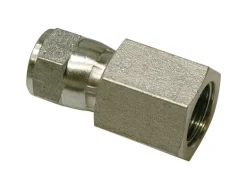 Apache Steel 1/2 in. D X 3/8 in. D Hydraulic Adapter 1 pk