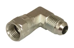 Apache Steel 3/8 in. D X 3/8 in. D Hydraulic Adapter 1 pk