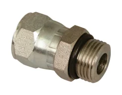 Apache Steel 1/2 in. D X 1/2 in. D Hydraulic Adapter 1 pk