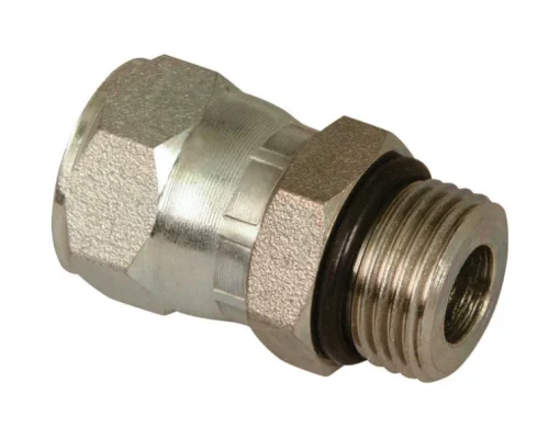 Apache Steel 1/2 in. D X 1/2 in. D Hydraulic Adapter 1 pk