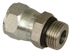 Apache Steel 1/2 in. D X 1/2 in. D Hydraulic Adapter 1 pk