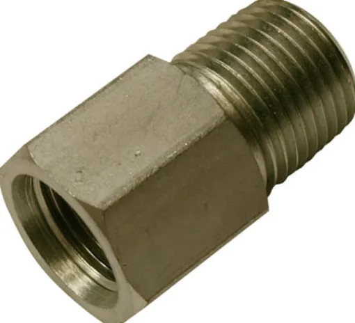 Apache Steel 1/2 in. D X 1/2 in. D Hydraulic Adapter 1 pk