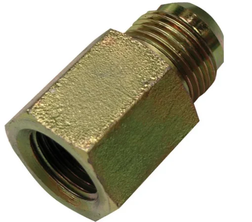 Apache Steel 5/8 in. D X 1/2 in. D Hydraulic Adapter 1 pk