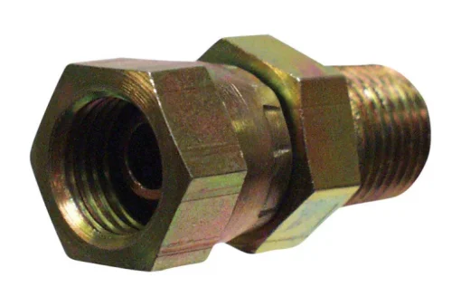 Apache Steel 1/2 in. D X 1/2 in. D Hydraulic Adapter 1 pk