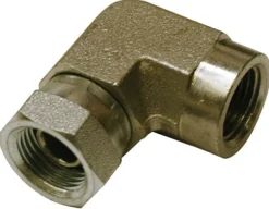 Apache Steel 3/8 in. D X 3/8 in. D Hydraulic Adapter 1 pk