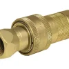 Apache Steel 1/2 in. D X 1/2 in. D Hydraulic Coupler 1 pk