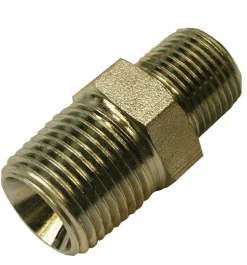Apache Steel 1/2 in. D X 3/8 in. D Hydraulic Adapter 1 pk