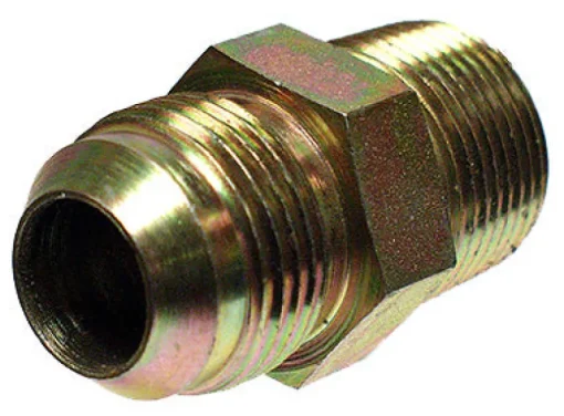Apache Steel 3/8 in. D X 1/2 in. D Hydraulic Adapter 1 pk